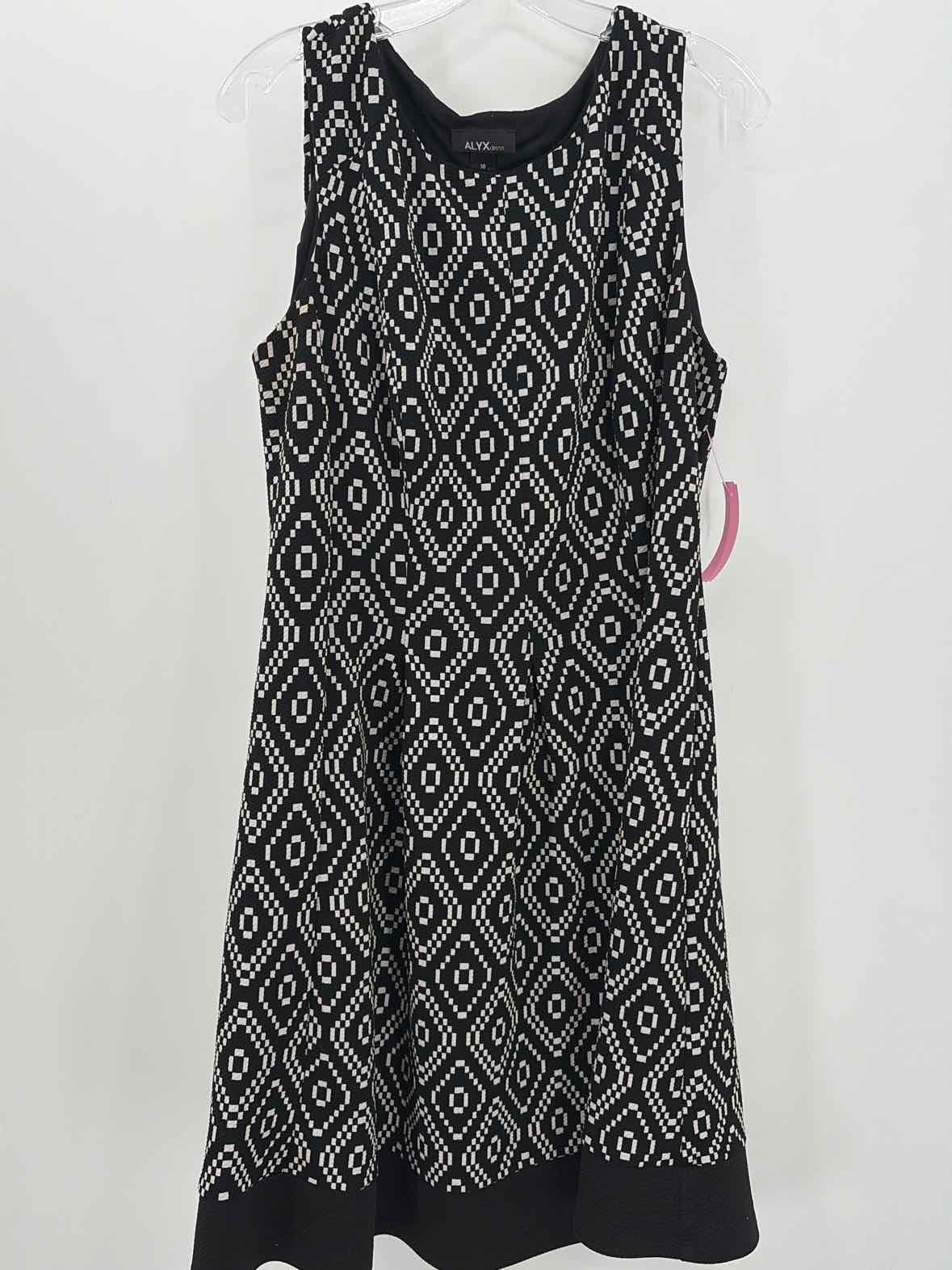 Pre-Owned Alyx Black Size 18 Midi Sleeveless Dress