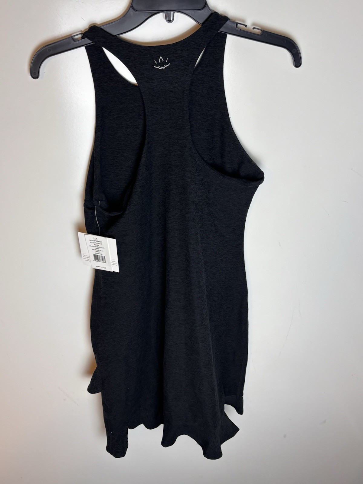 Beyond Yoga Spacedye Ruffled Up High Neck Racerback Dress Size Medium NWT