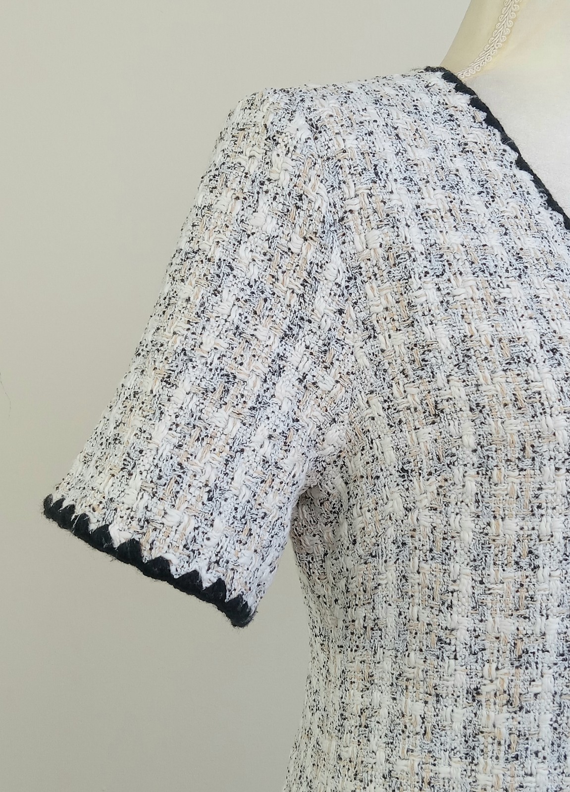 Medium POMANDER PLACE Lightweight ‘French-Designer’ Preppy TWEED Josephine Dress