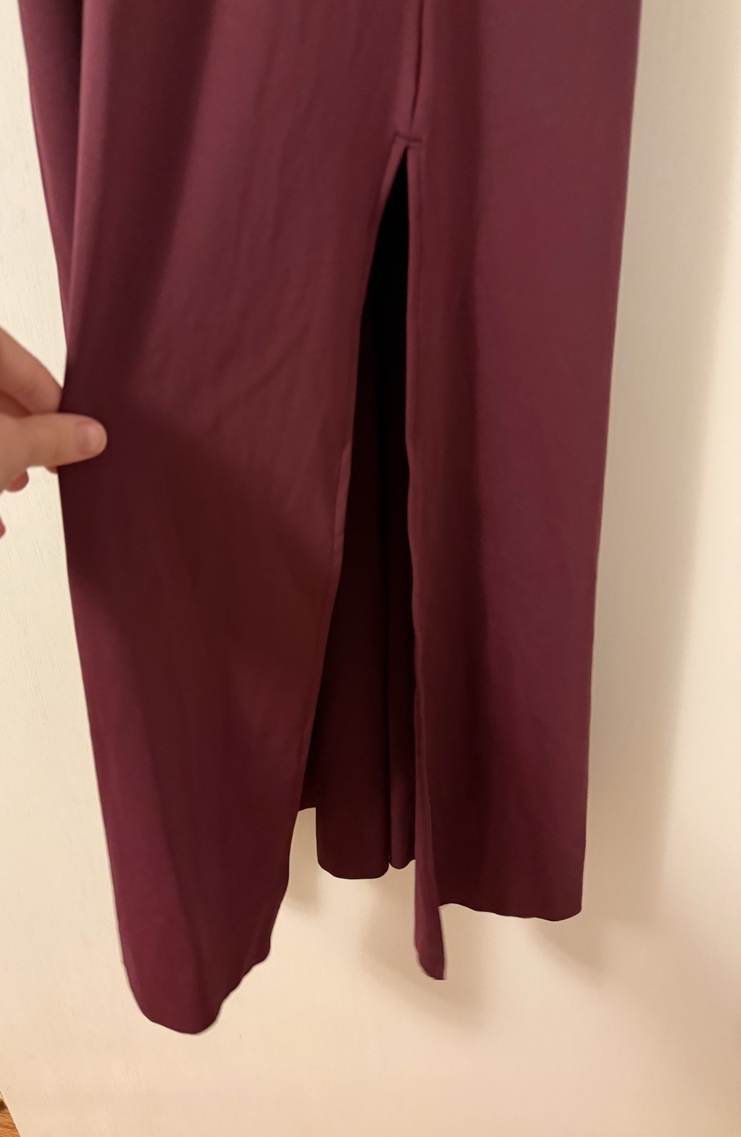 Halara SoftlyZero Airy Racerback Maxi Dress Side Slit Pockets M NEW