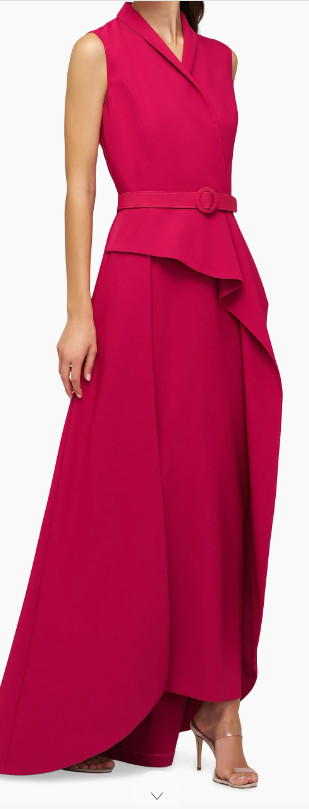 Kay Unger Gown, Size 12, Pink, Worn once, excellent condition