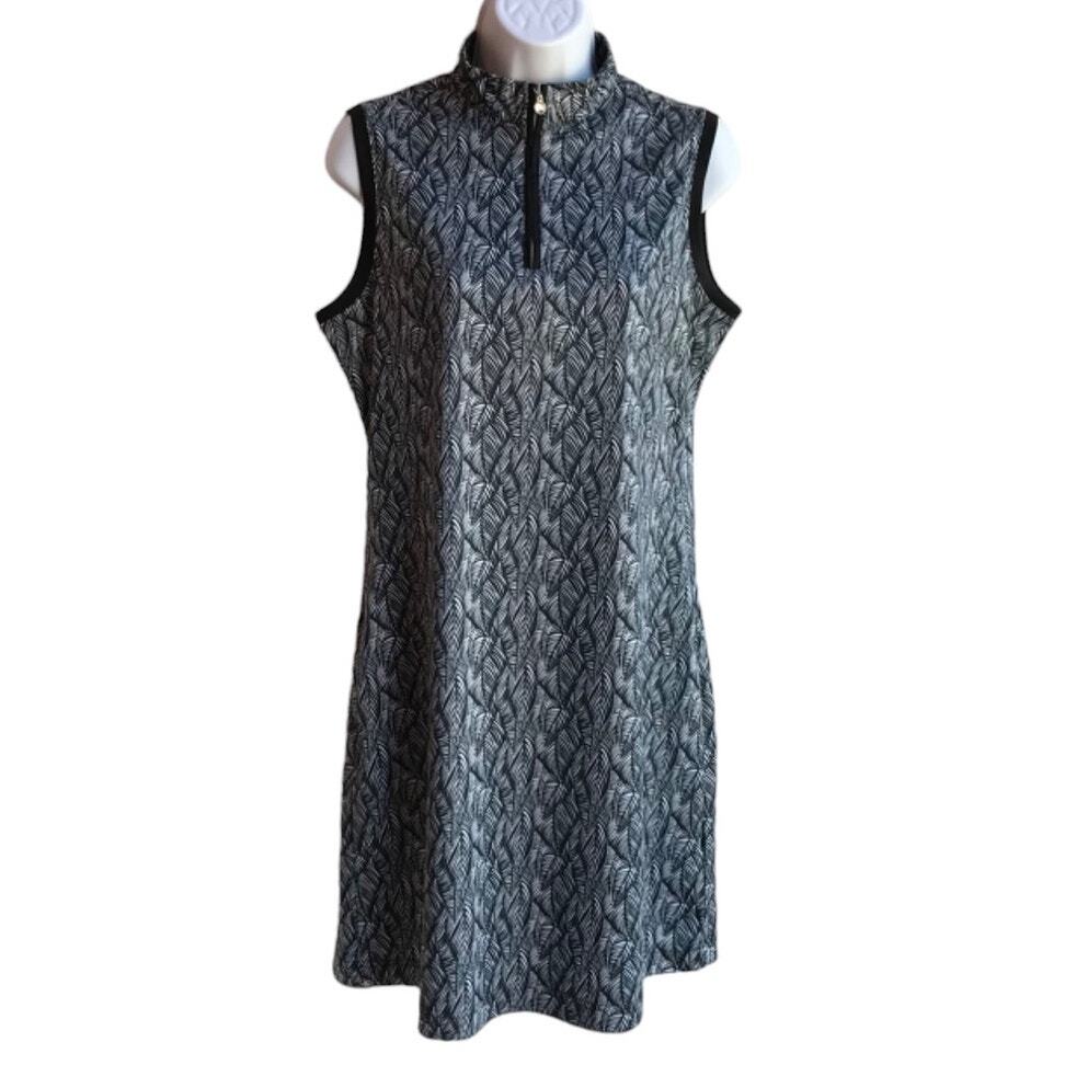 Daily Sports Quarter Zip Sleeveless Athletic Dress for Golf or Tennis size M