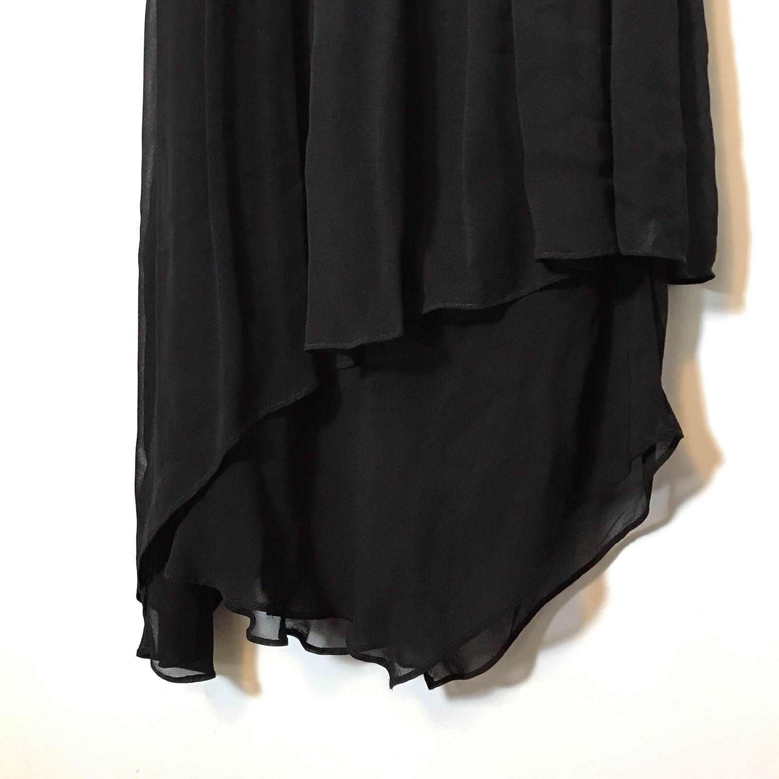 NWT All Saints Rina Floaty Black Sheer Gothic Whimsigoth Gypsy Coquette Dress M