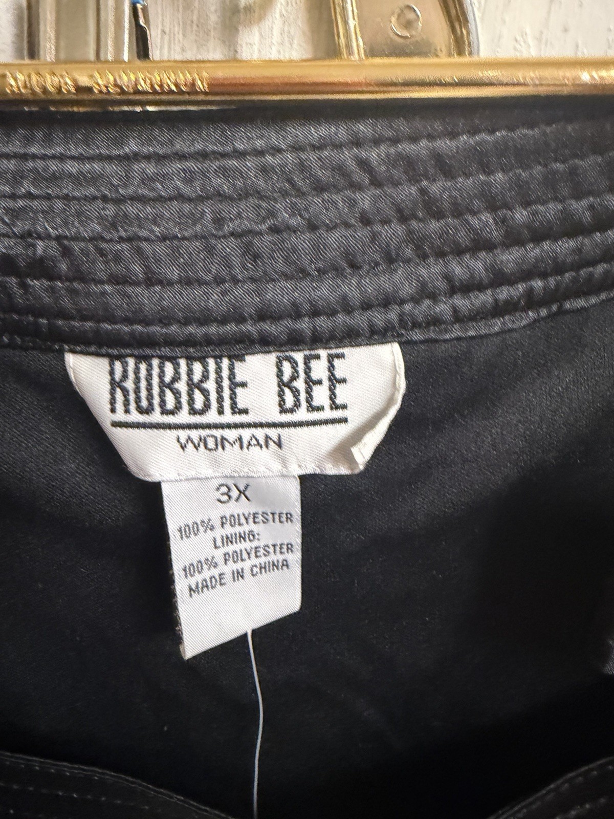 Signature Robbie Bee Black Pleated Flowy Cocktail Dress w Bow Sz 3x Party GoGo