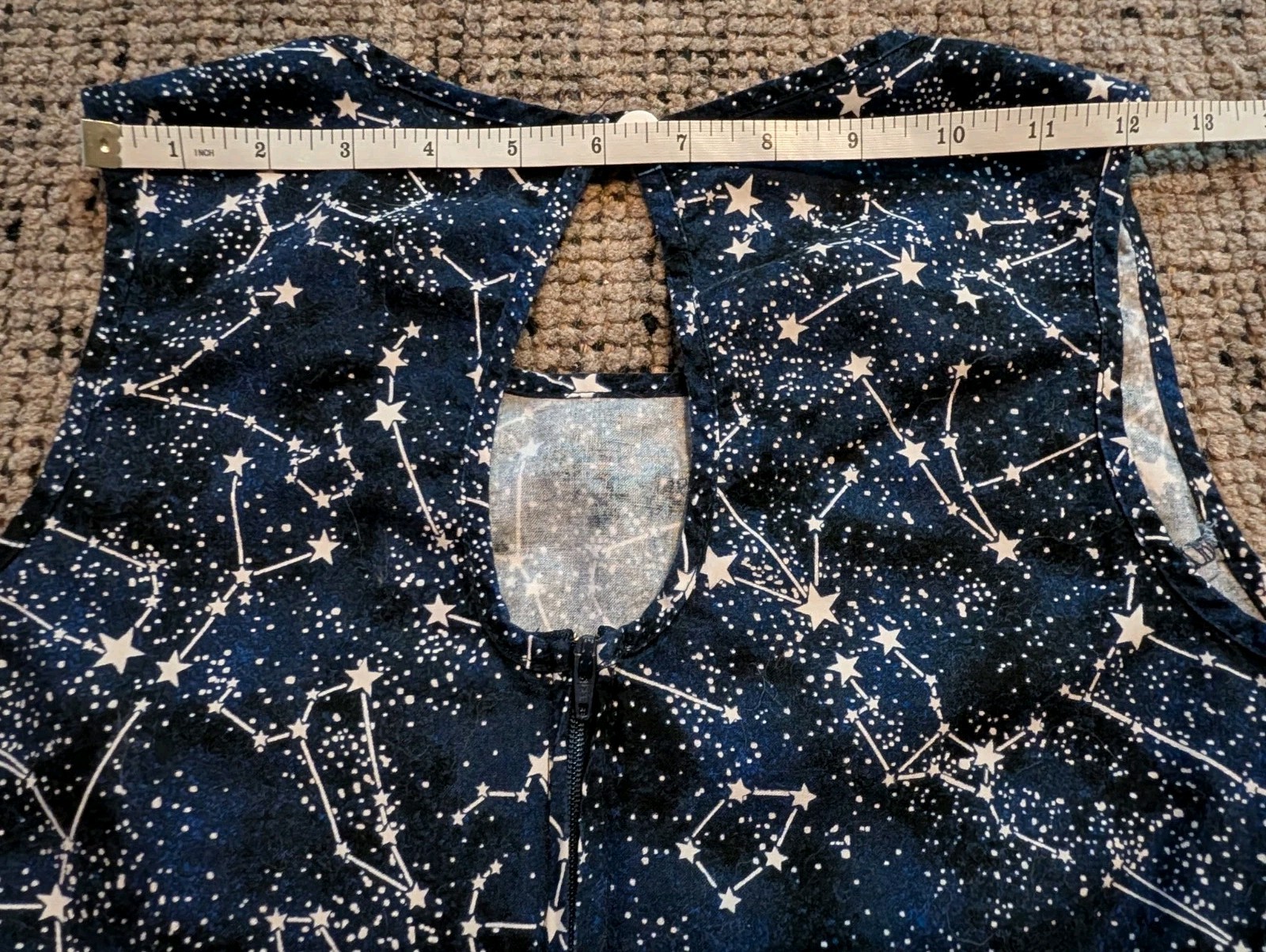 Retrolicious Constellation Celestial Dress Large Stars Galaxy Retro USA Glows!