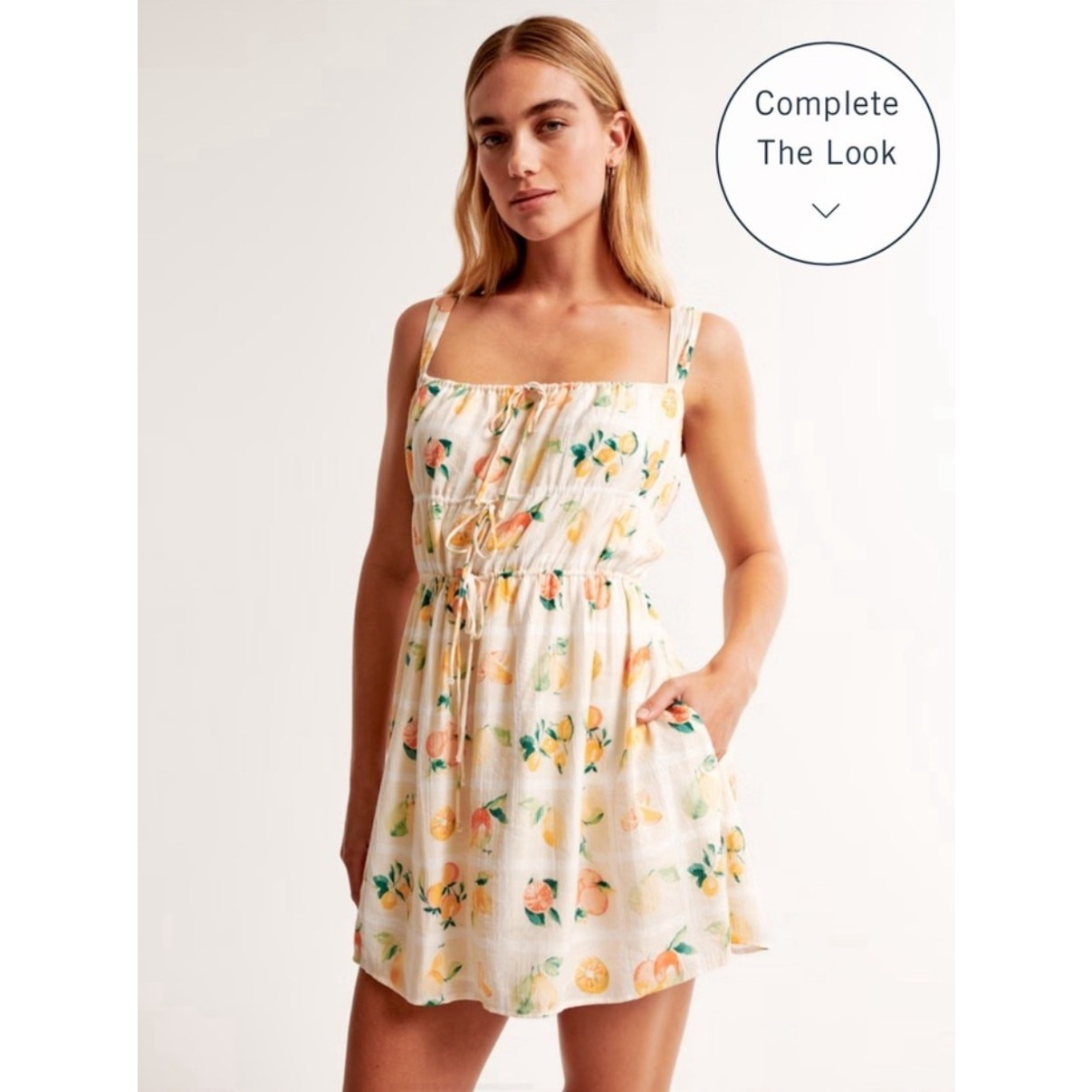 Abercrombie & Fitch Fruit Print Summer Dress