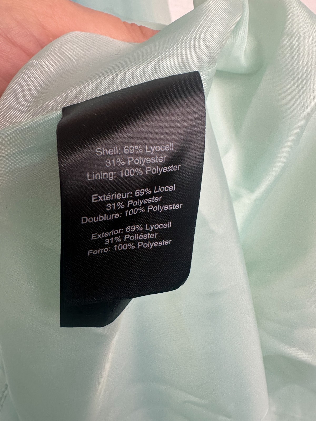 Donna Karan New York Strapless Ball Gown 16 Sea Mist Blue Floral Print NWT $399