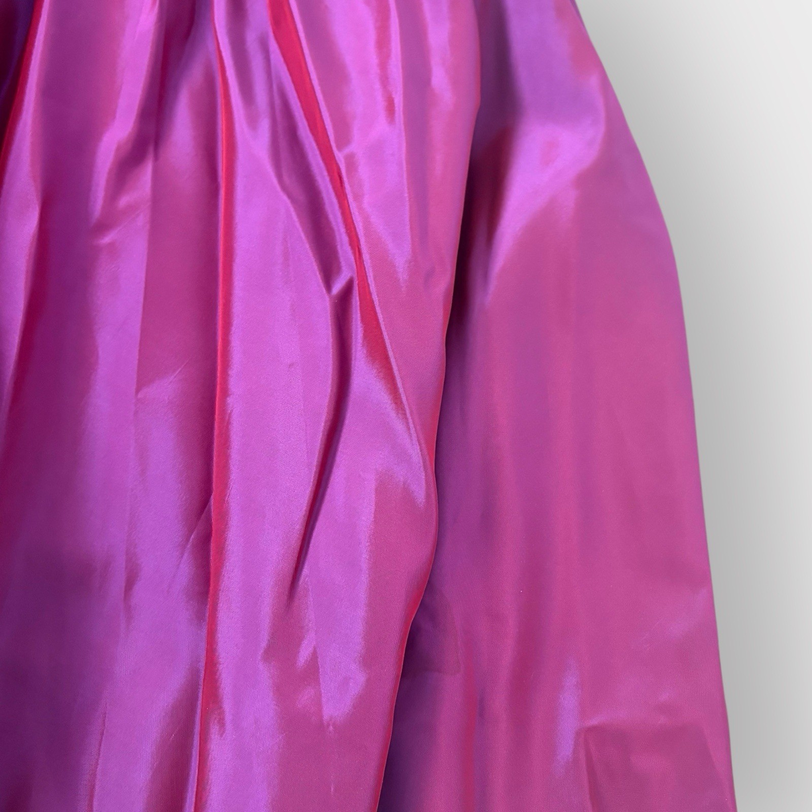 JS Collections Purple Red Sheen Satin A-Line Maxi Gown – Cami Straps, NWT Y2K