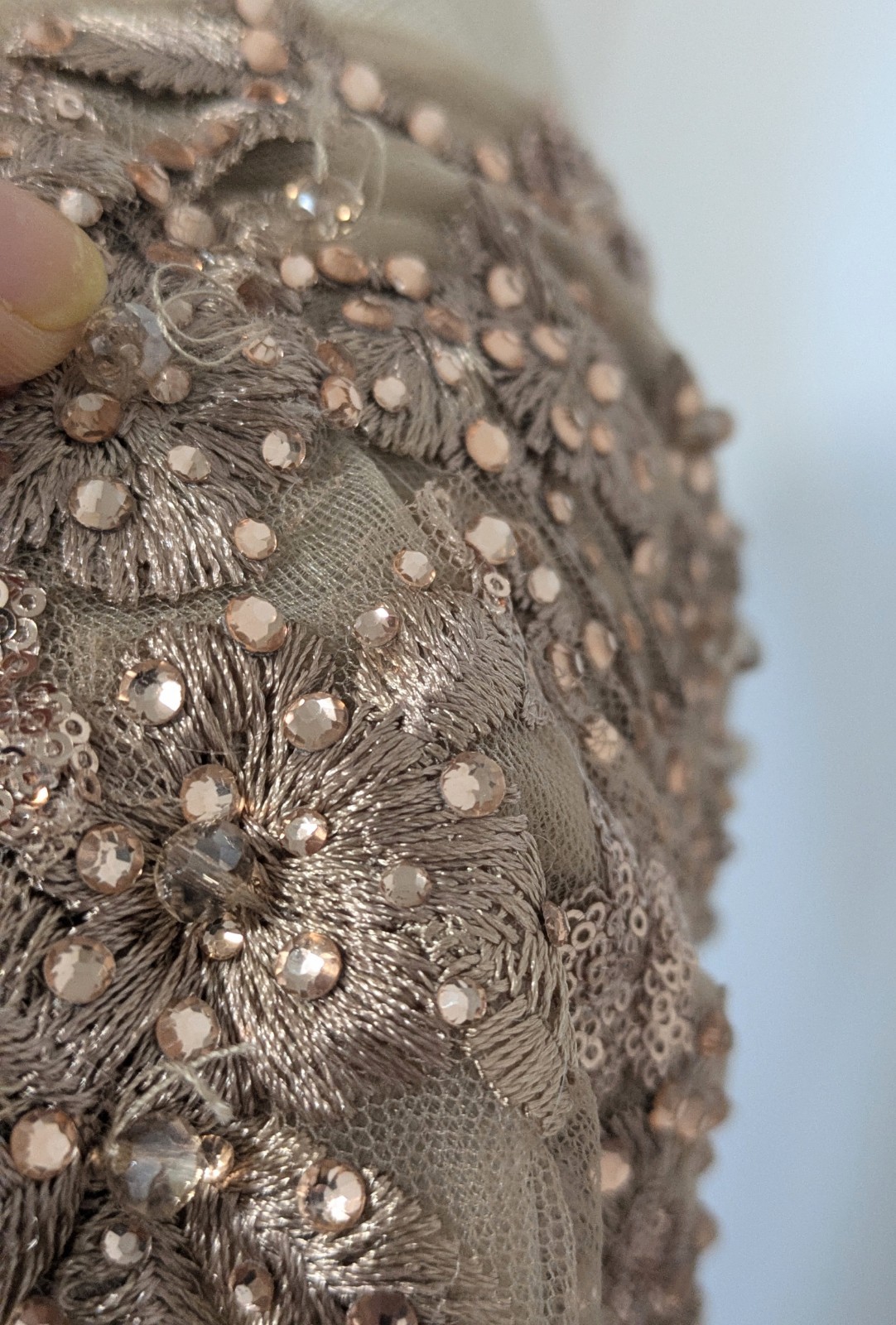 Mac Duggal Embellished Butterfly Fit & Flare Tea-Length Dress Size 12 Wedding