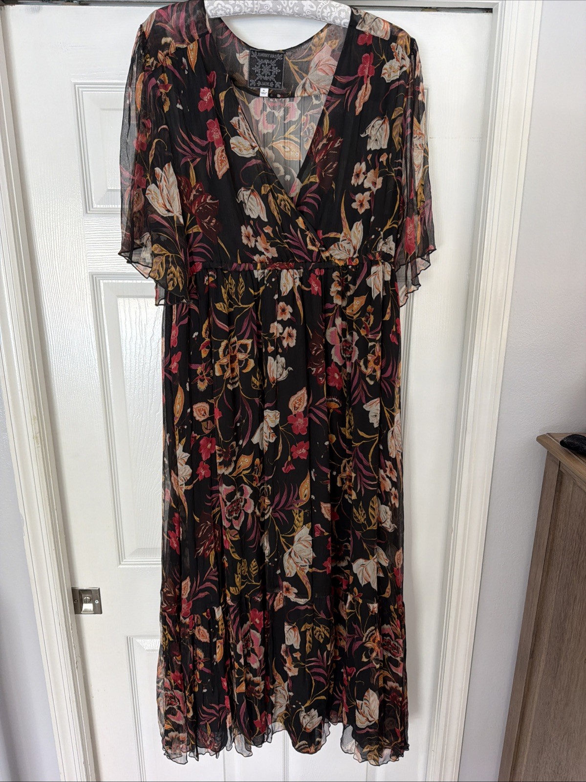 Gorgeous Johnny Was Sucre Silk Max Dress, XL