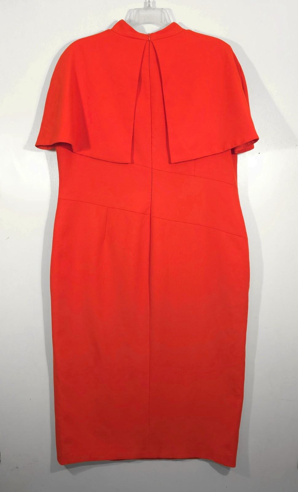 Karen Millen Plus Size Compact Stretch Caped Cap-Sleeved Neck Tie Dress US20