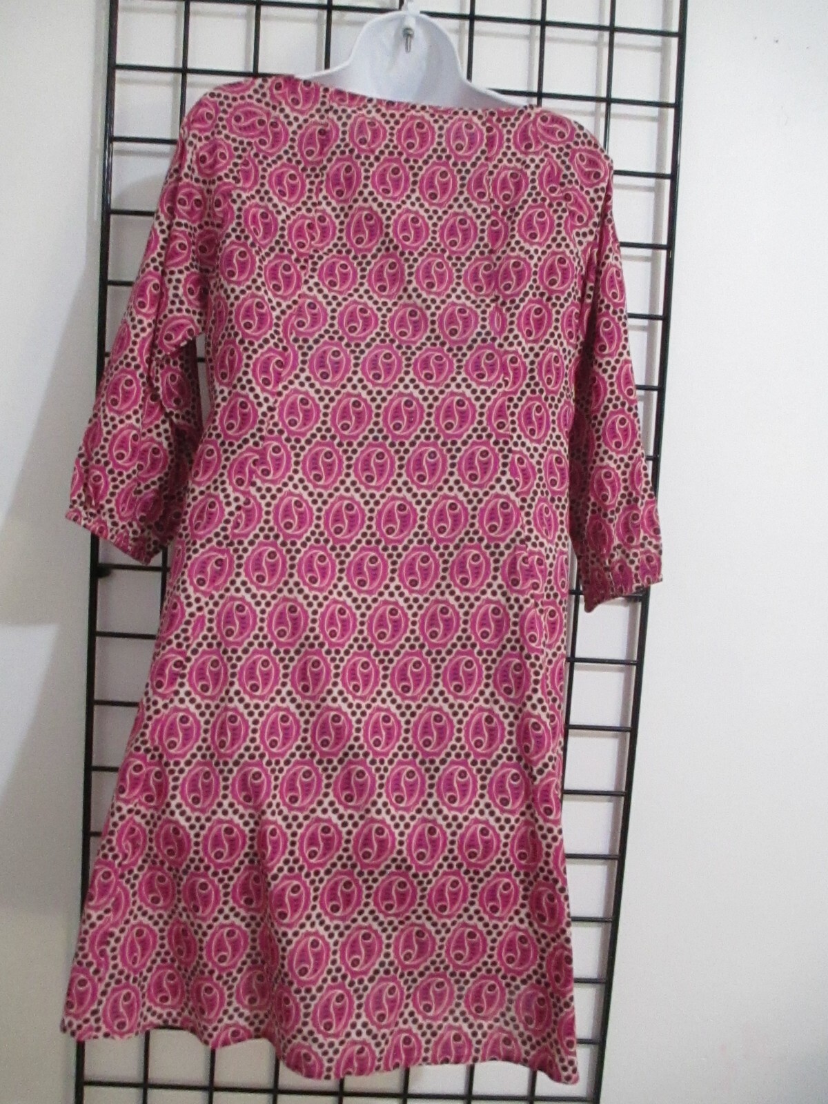 FIGUE 🌸 XS / SMALL==LIGHT WEIGHT / PINK PAISLEY PRINT / SHIFT DRESS