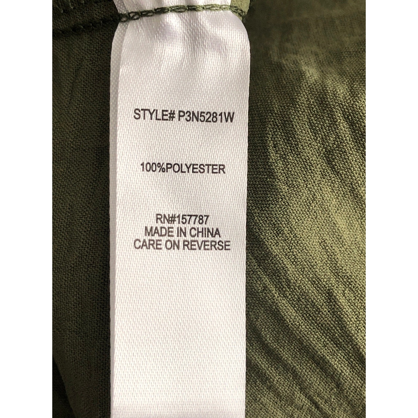 Inner Circle Maxi Dress Sleeveless Belted Cross-Front Olive Women’s 2X NEW