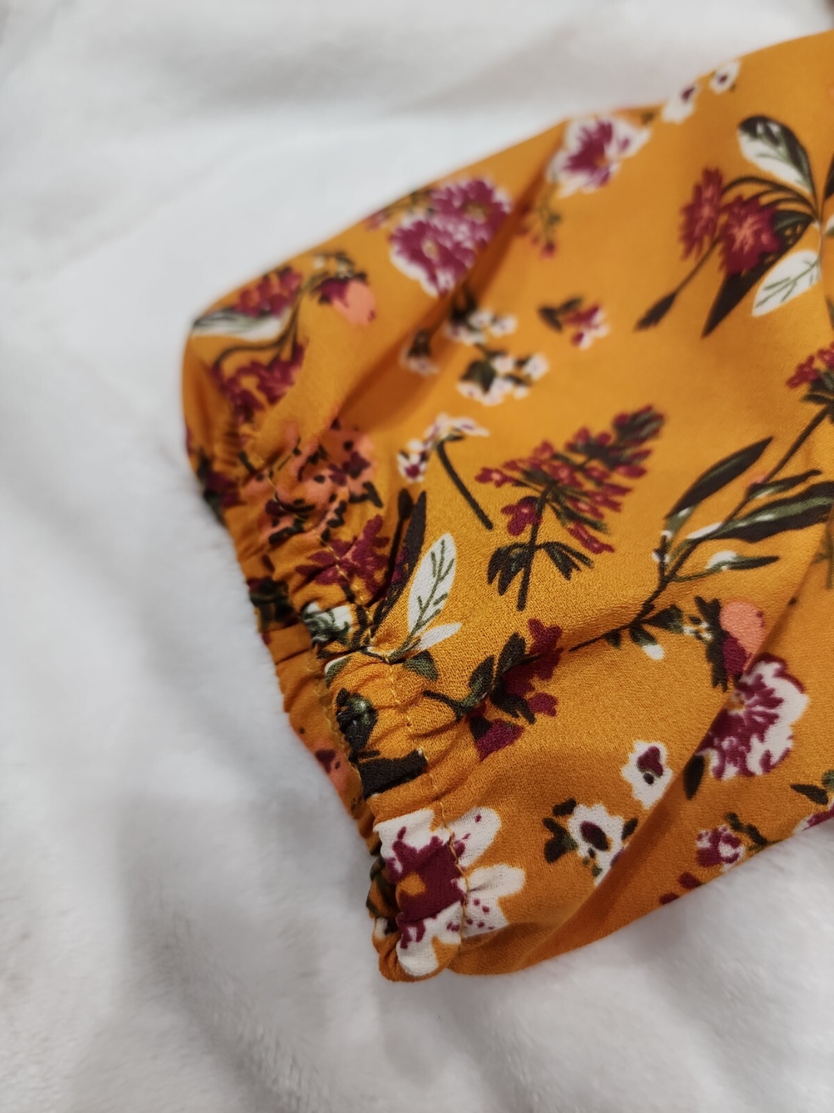 🌼🌷🪻Indigo Soul Peasant Dress Womens Yellow Flowers Size Medium NWT🪻🌷🌼
