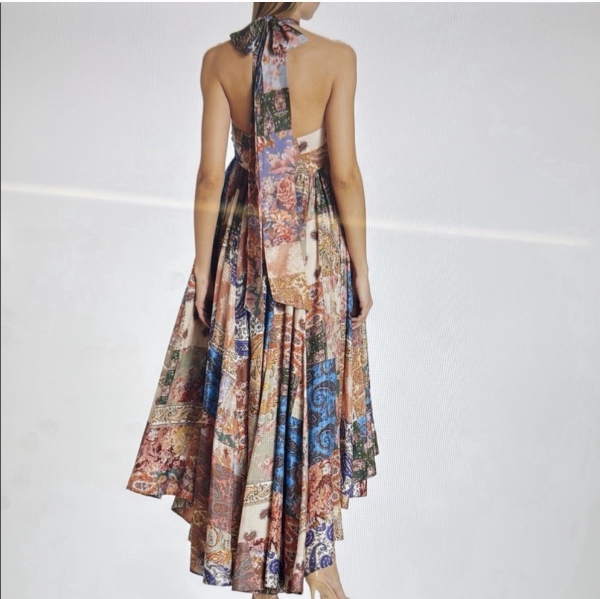 New with tags,authentic Zimmerman Devi halter maxi dress size 3 (US M-L)