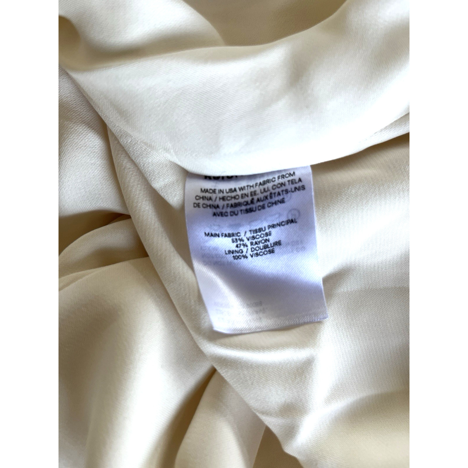 Reformation Lecce Wedding Bridal Gown Size 8 Ivory Train Sweetheart Neckline