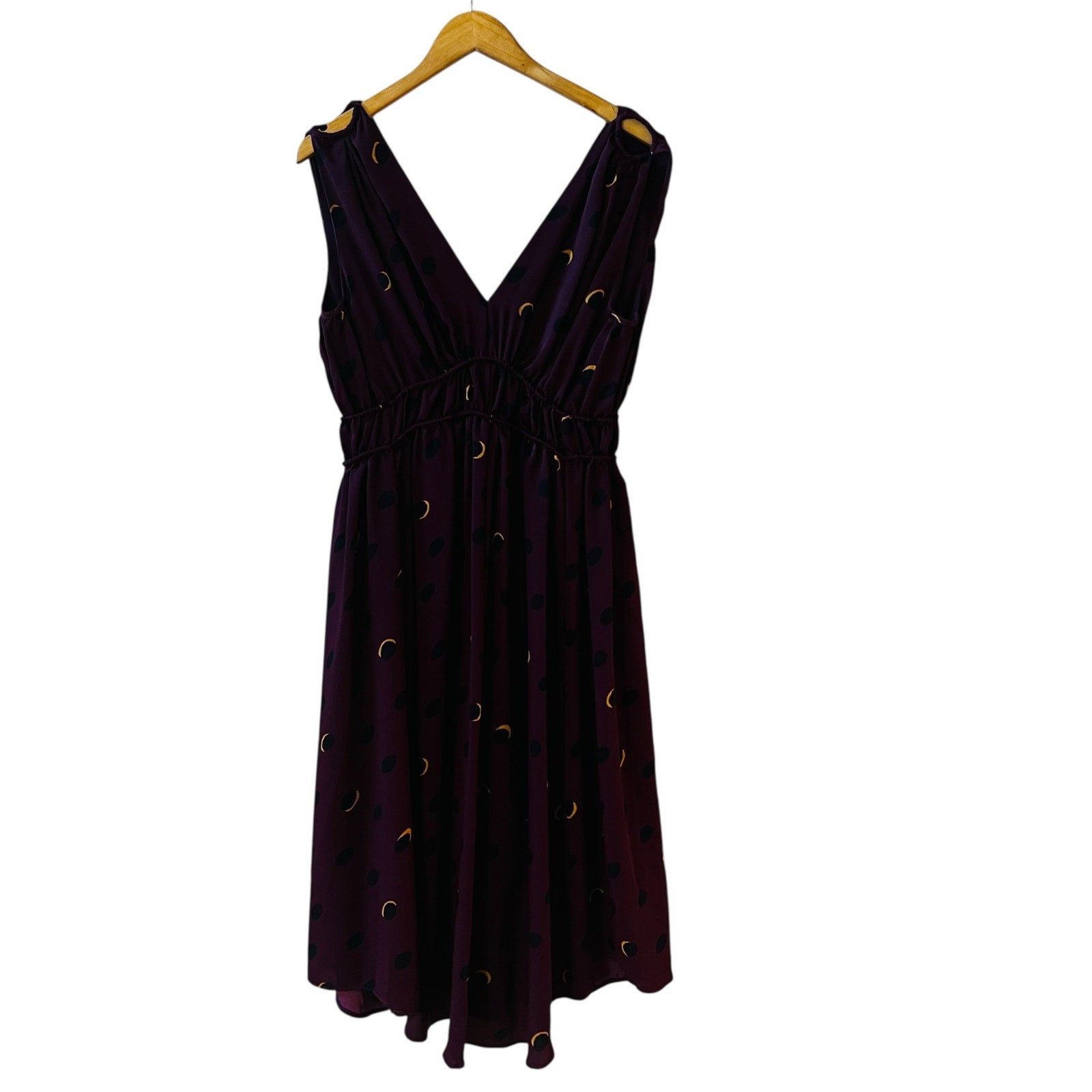 Anthropologie Current Air Printed Sleeveless Dress Size M Medium Multicolor