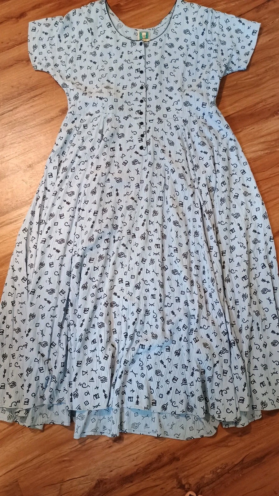 desert west sherry holt Vintage Heavy Prairie Westen Dress Size 12 XL