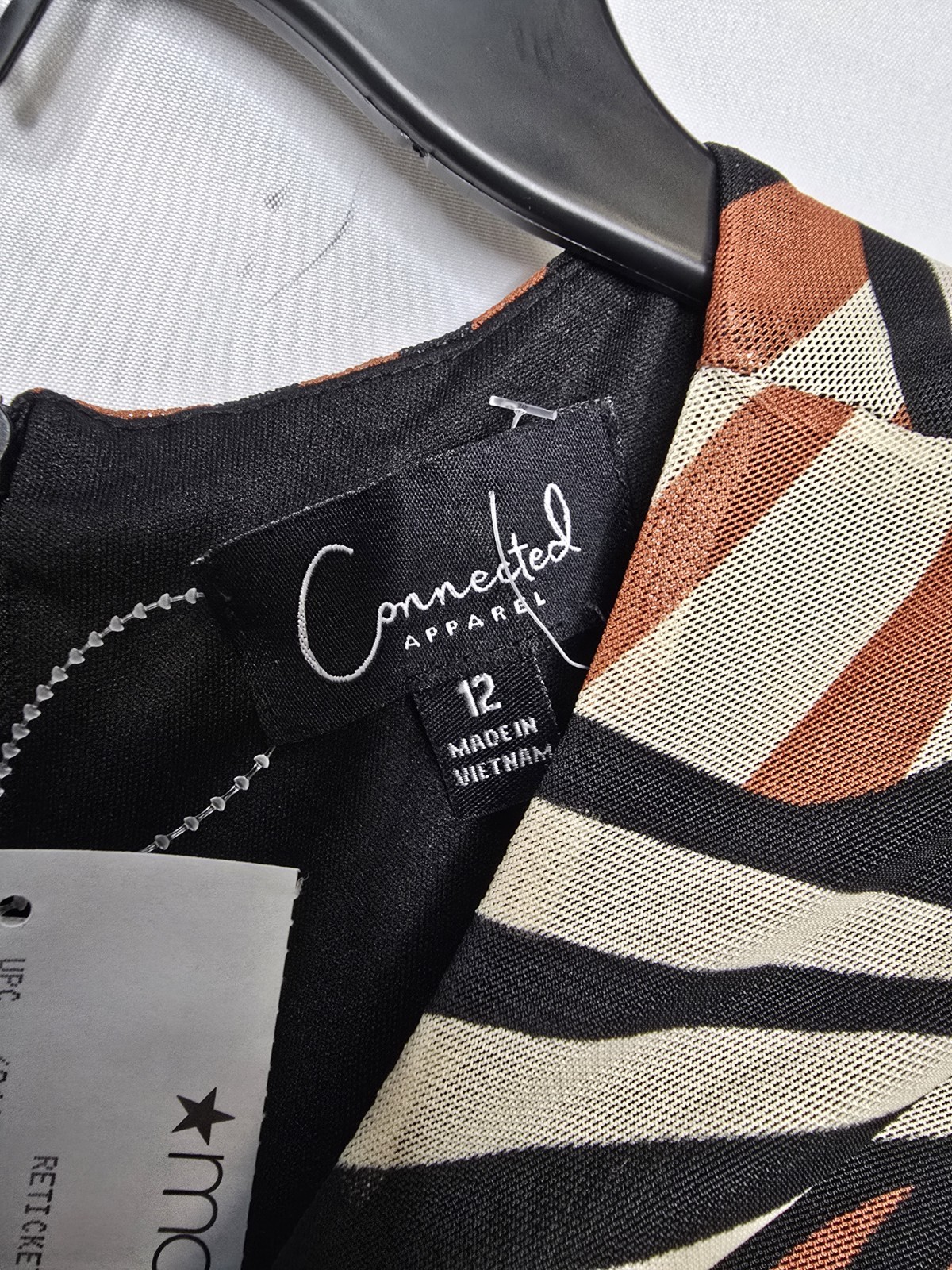 Connected Apparel Geometric Multicolor Dress 12