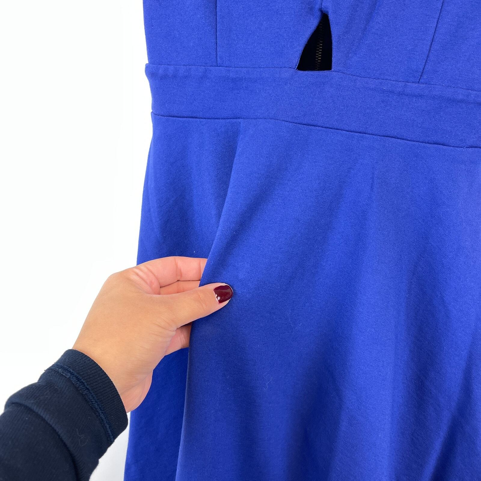 Altar’d State Size S Fit & Flare Mini A-Line Dress Cobalt Blue Tank