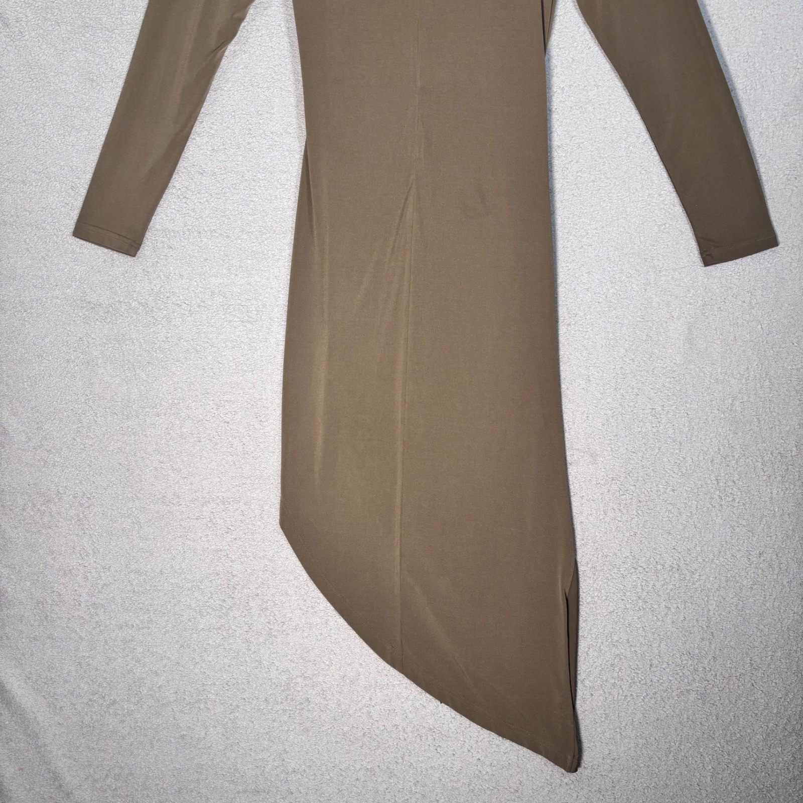 Dolan Left Coast Collection Anthropologie Dress Size M Ruched Hi Low Hem Boho