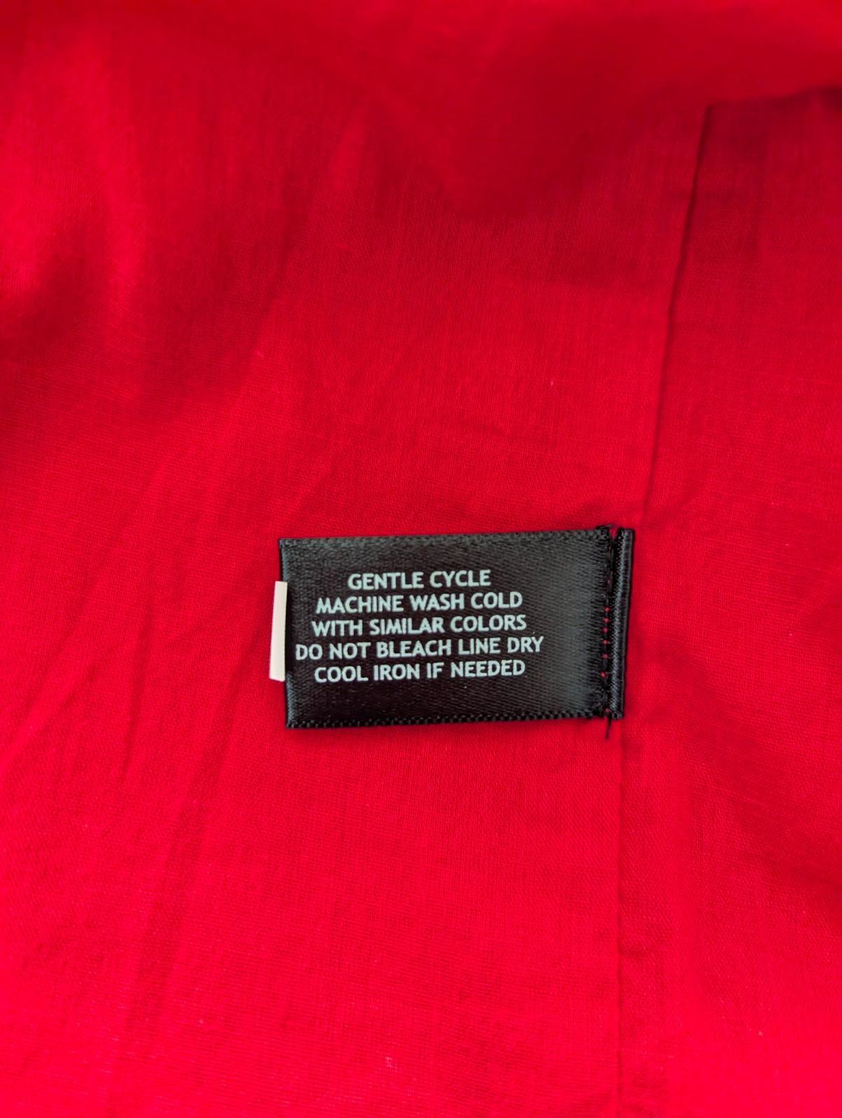 Boston Proper Red Linen Blend Shift Dress XL Sleeveless Zip Front Cotton Lined