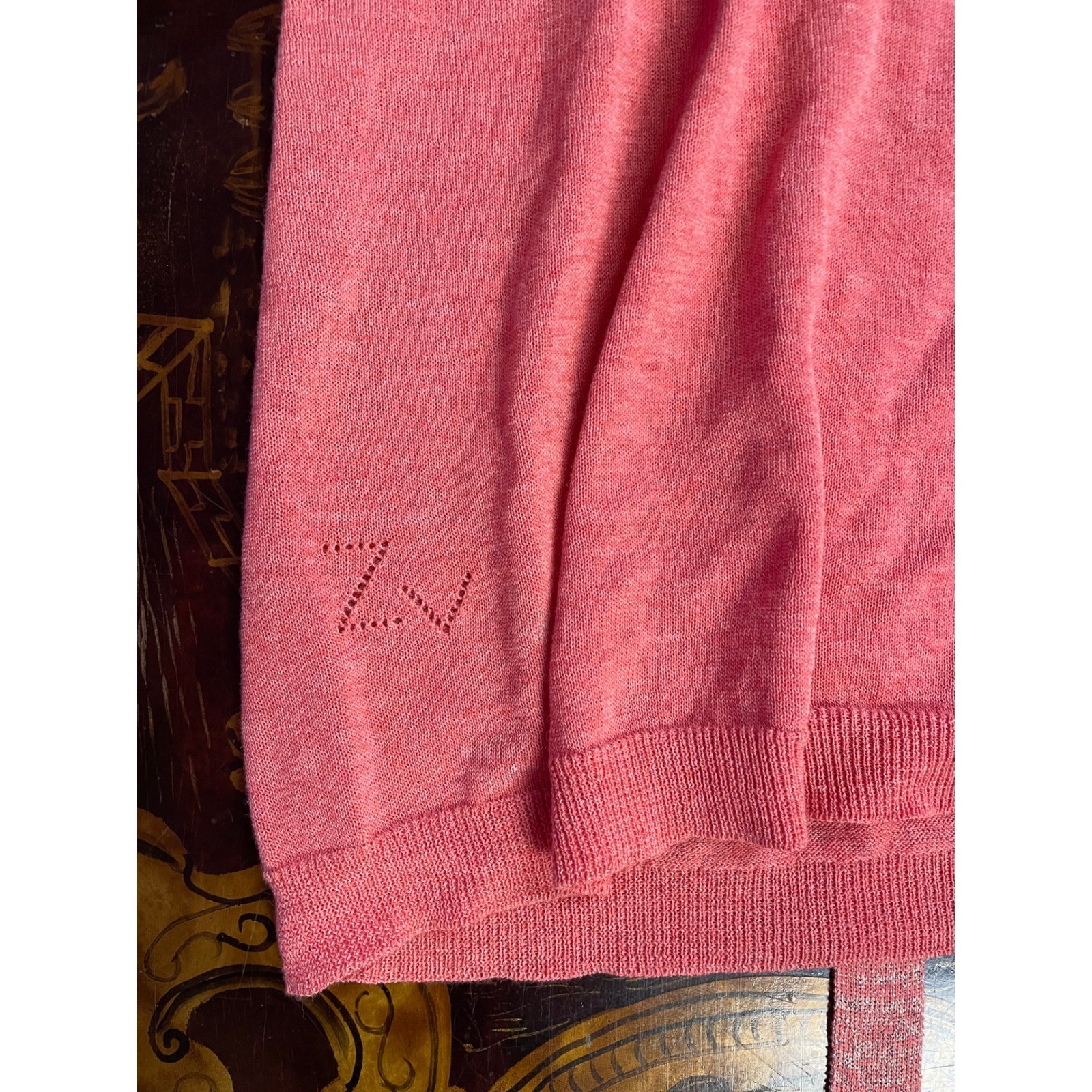 Zadig & Voltaire Rimo CNY Pink Metallic Knit Mini Dress Belted Boho Rock Chic M