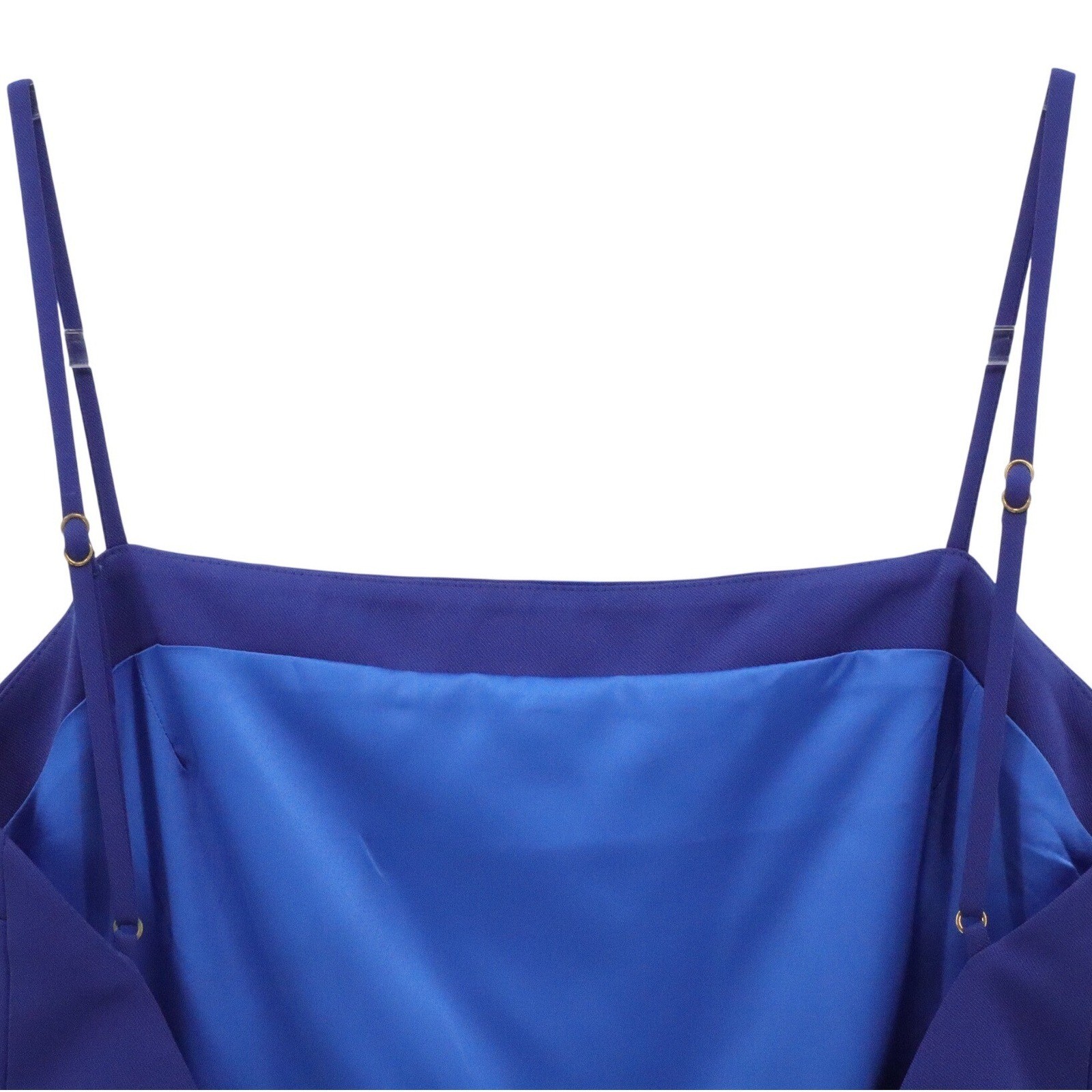 Lovers + Friends Open Back Mini Dress Spaghetti Strap Blue Size S