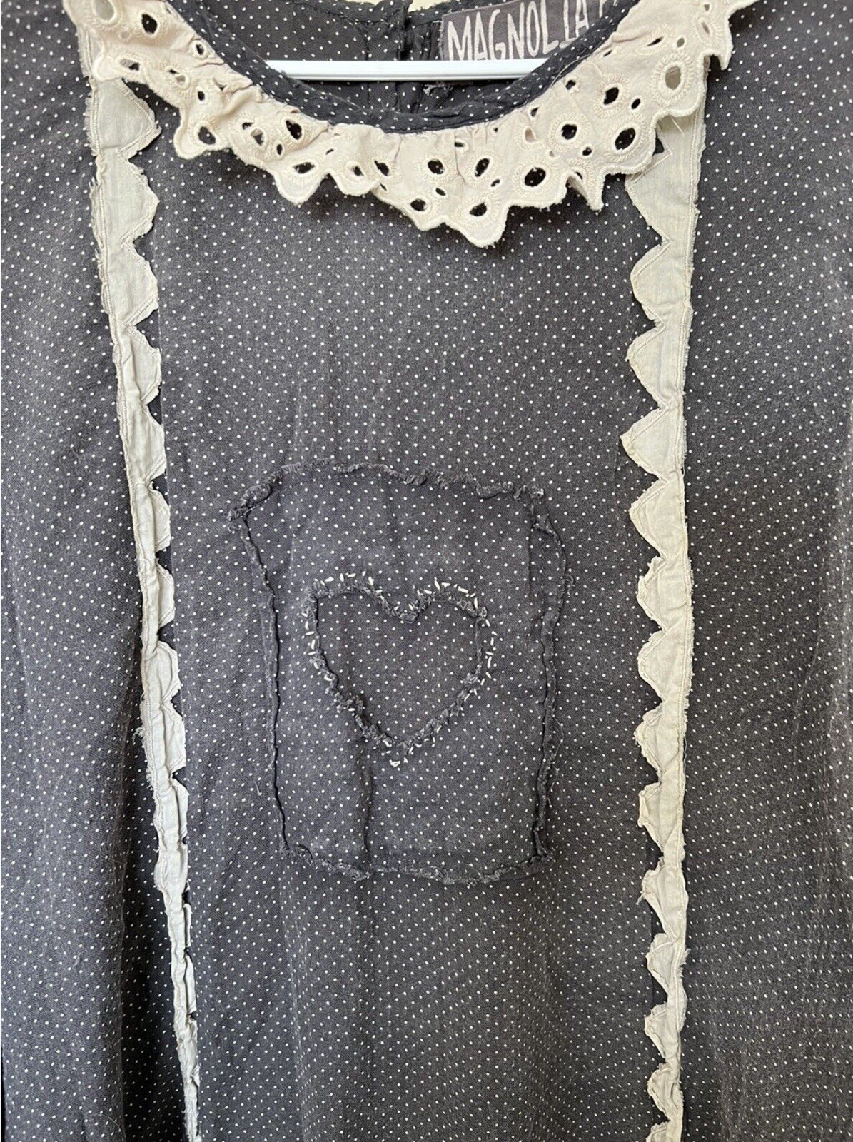 Magnolia Pearl🩷Front to Back🩷Eudora Cotton Dress💙Lovely Handstitched ❤️NWT