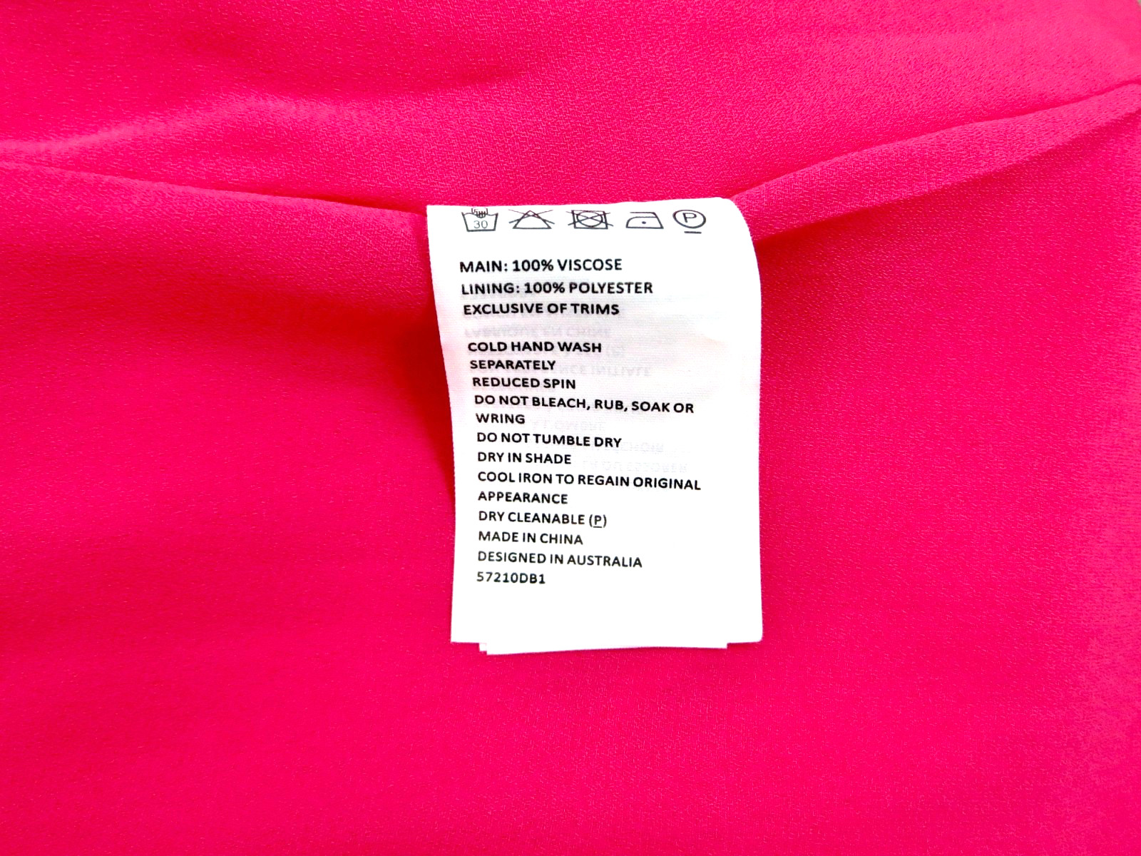 Bardot Winona Ruffled Faux Wrap Cocktail Mini Dress Hot Pink SZ S