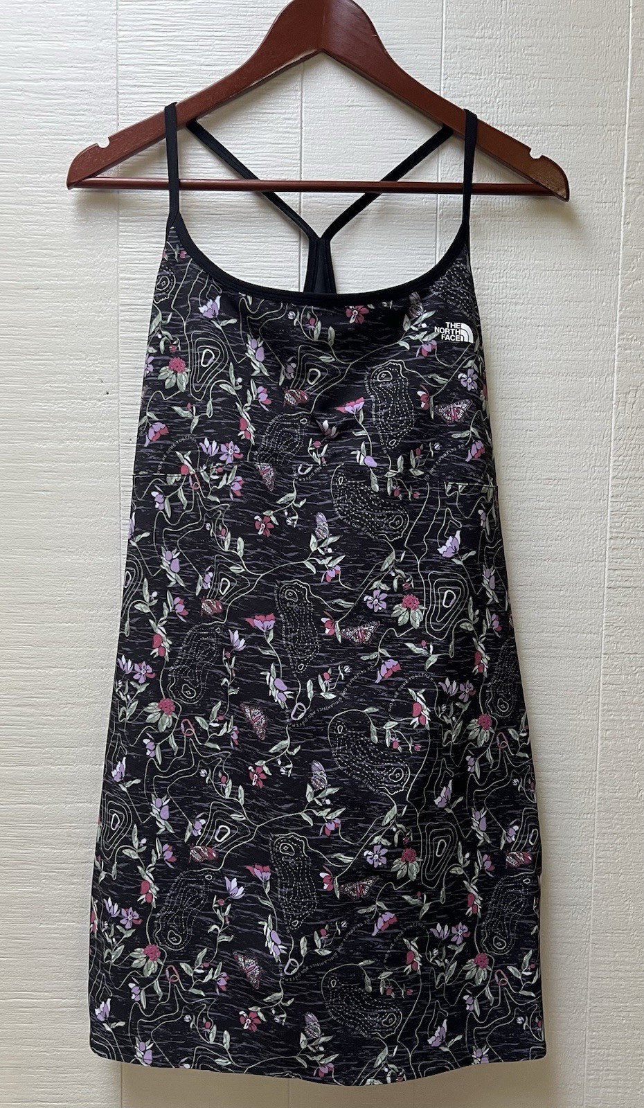 The North Face Women Arque Hike Dress Size L Black /Multicolor NEW