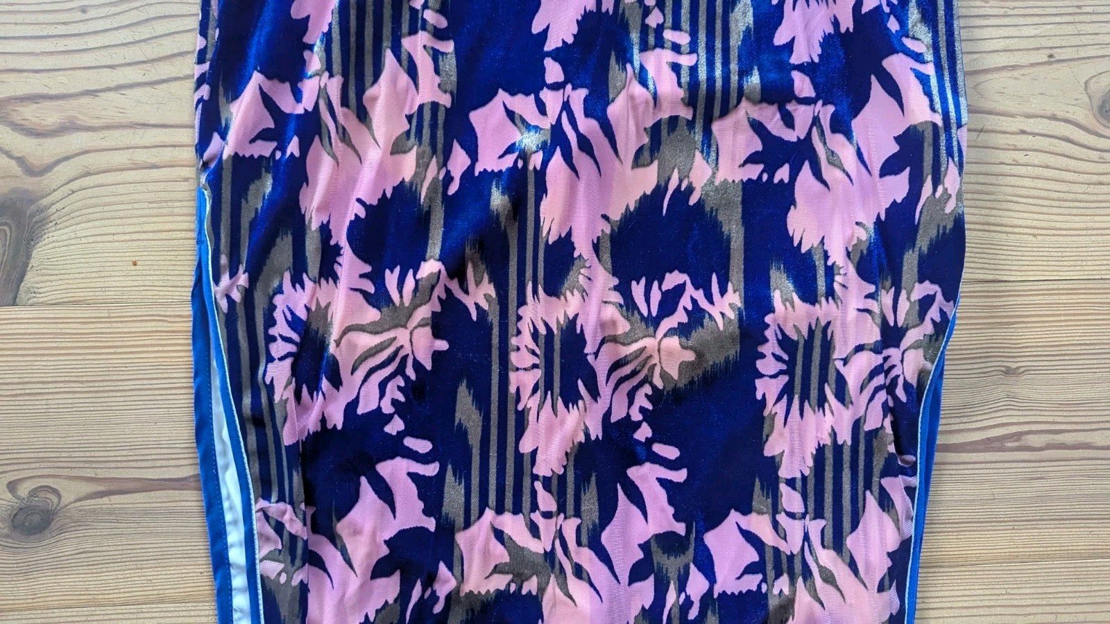 AUTHENTIC Beijiasi Asian Qipao Mandarin Collar Velvet Dress Sz XXXL (US M)