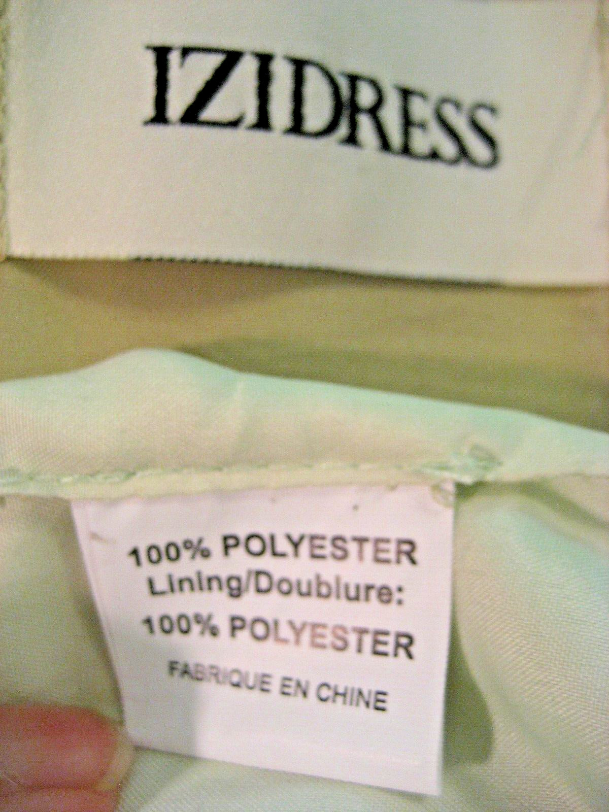 IZIDRESS Cocktail Wedding Short Classy NWT Bust 40″ Large