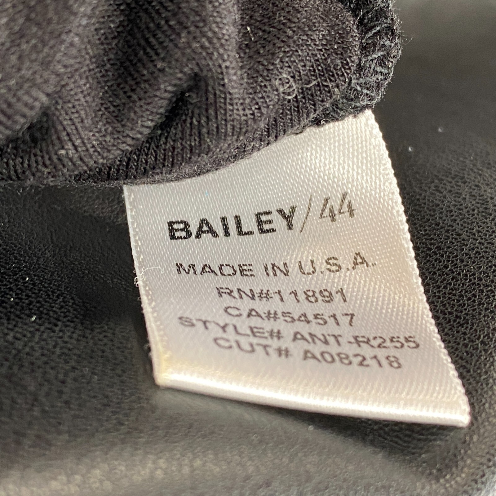 BAILEY 44 Dress XS Trystan Bodycon Shift Long Sleeve Faux Leather Trim Black USA