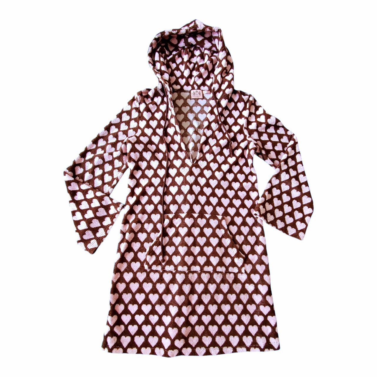 Medium Juicy Couture Heart Hoodie Terry Dress Beach Pool Cover Victoria’s Secret