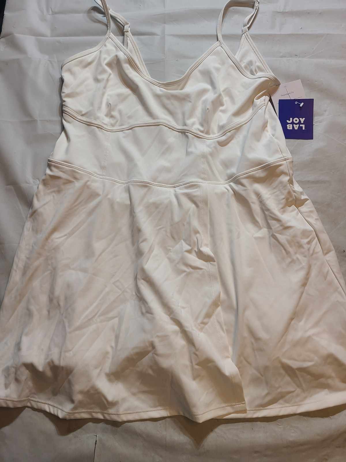Women’s Corset Detail Active Dress JoyLab White XL