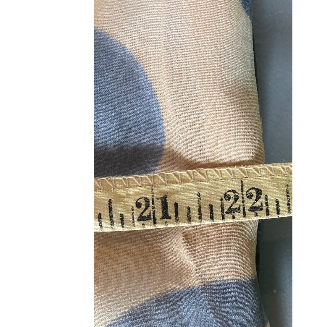 Vtg 90s Earthy Botanical Sleeveless Maxi Dress Tan Gray Boho Minimalist Sz M