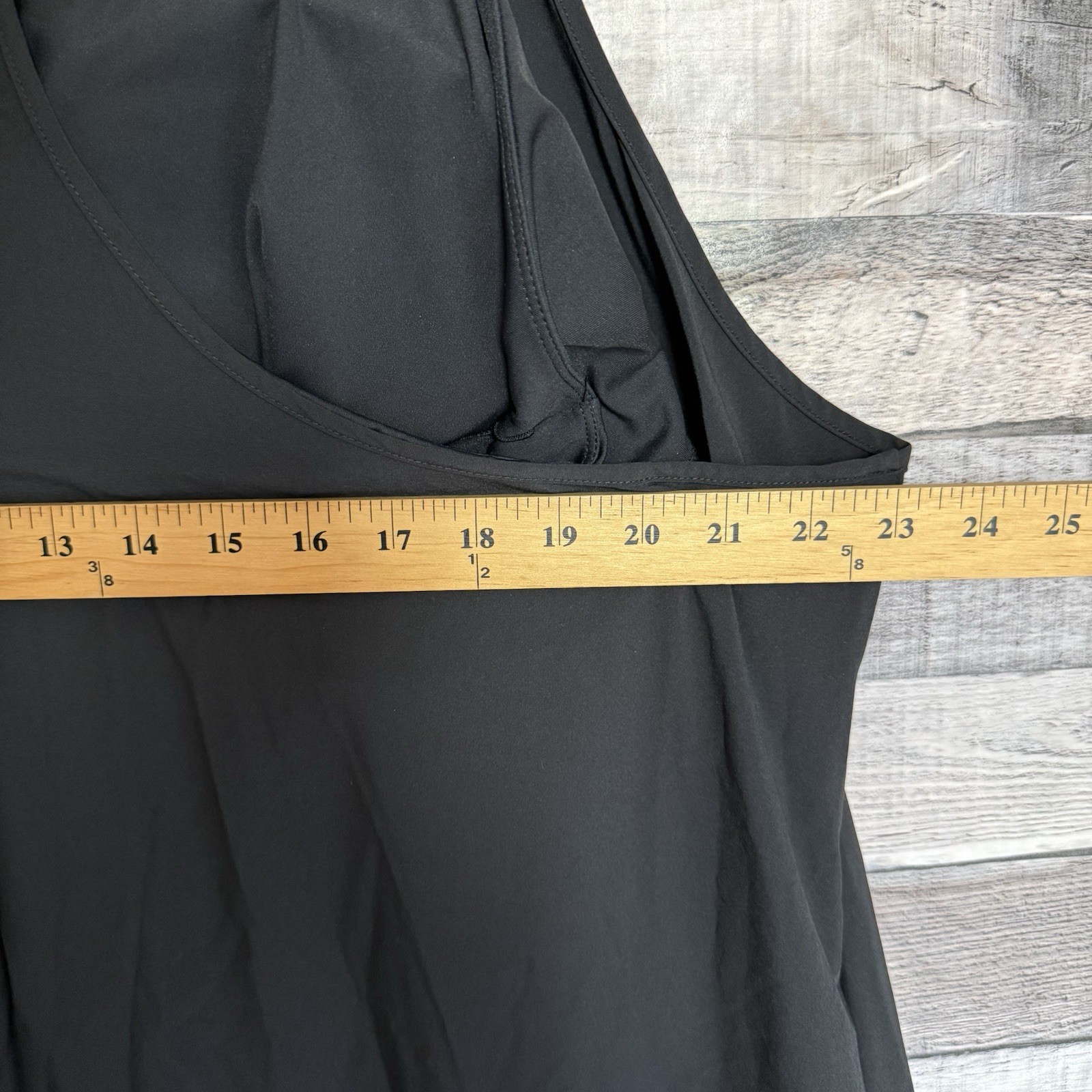 Halara Breezeful Black Racerback High Low Flowy Midi Dress Athletic 3X Bra-in