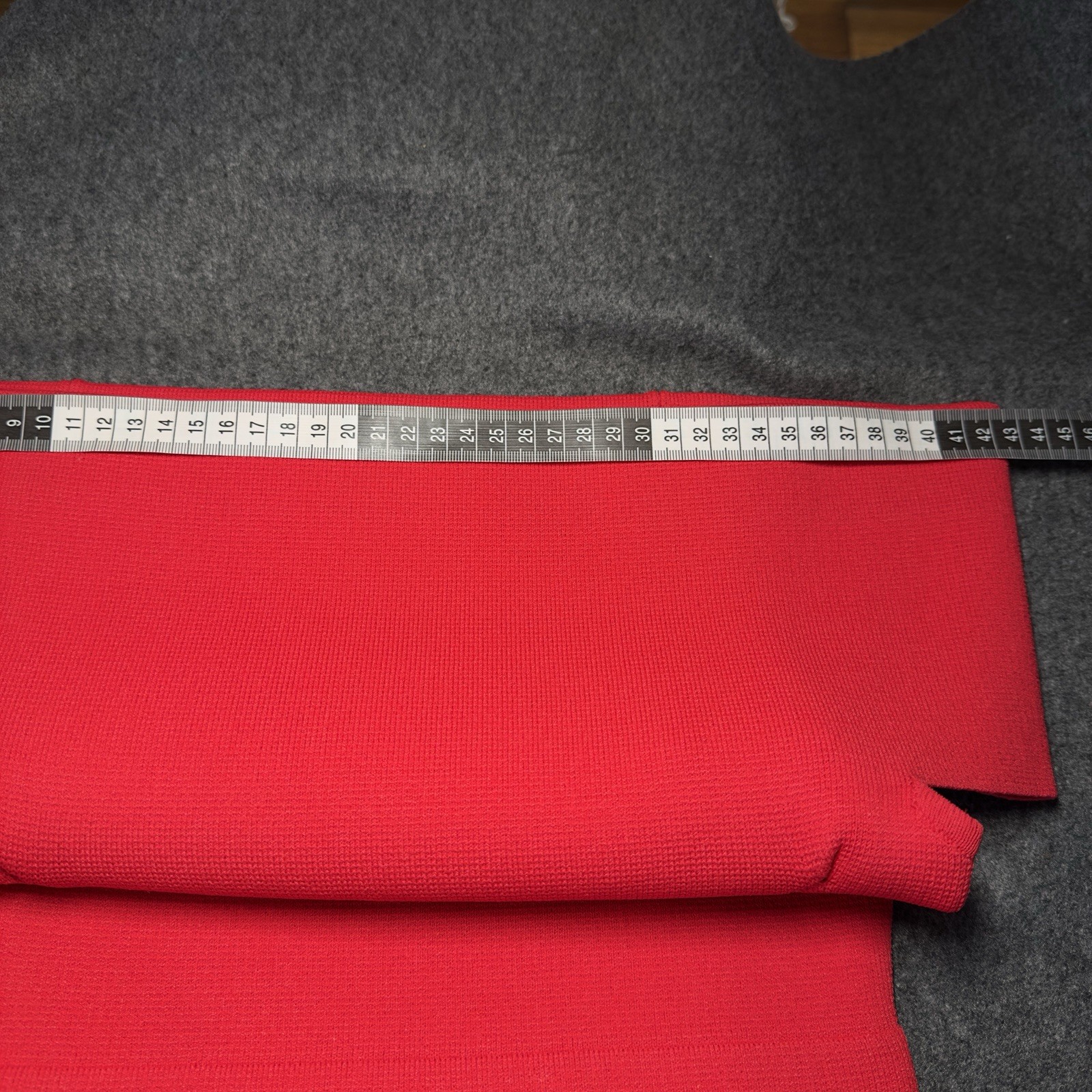 Scanlan Theodore Crepe Knit Cold Shoulder Milano Dress Red VGC Size XS