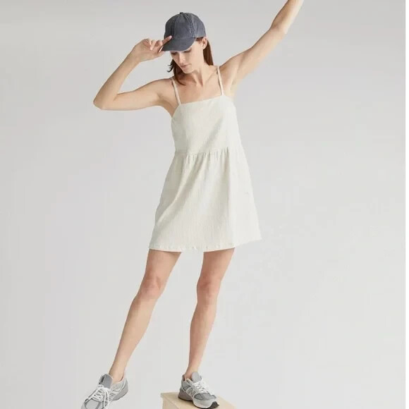 new RICHER POORER CLOUDWEAVE MINI DRESS BONE SZ XL