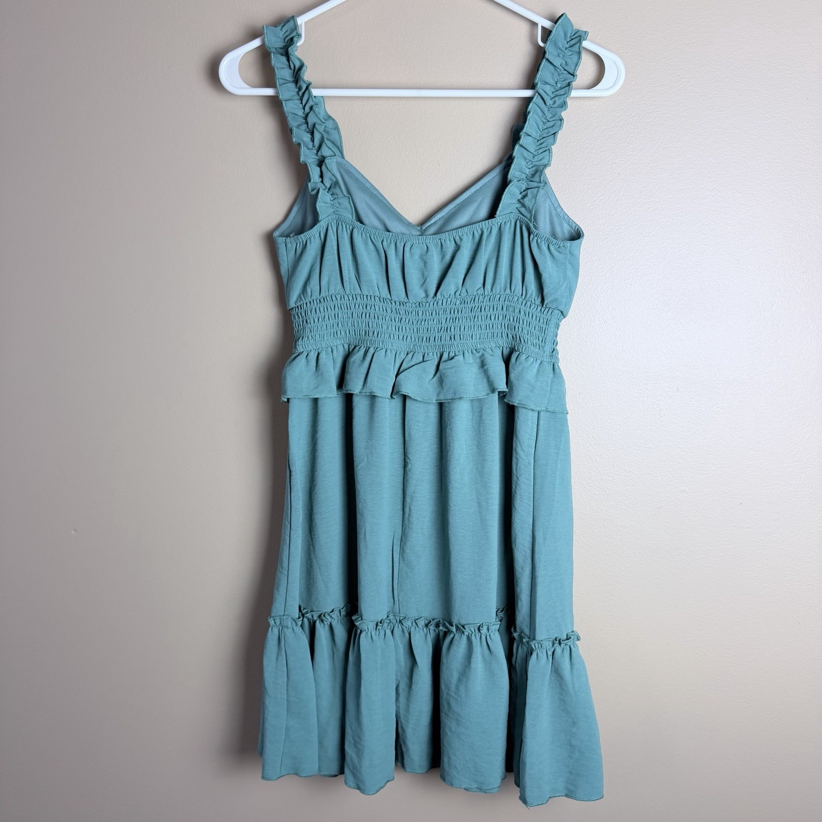 Evolutionary Apparel Green V-Neck Sundress S