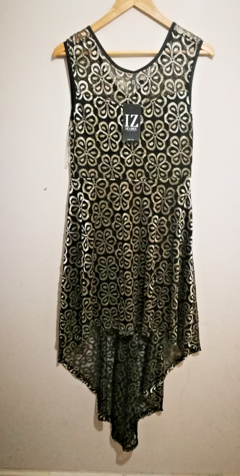 Izabel London Summer Maxi Dress lace high low dress Dress Size 14 brand new