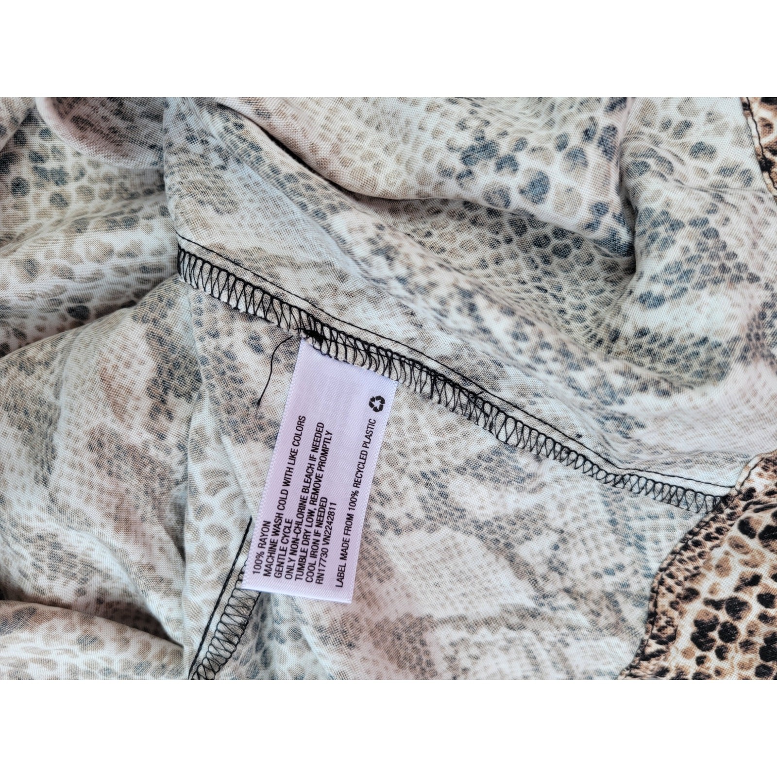 Wild Fable Women’s Snakeskin Print Midi Slip Dress – XS