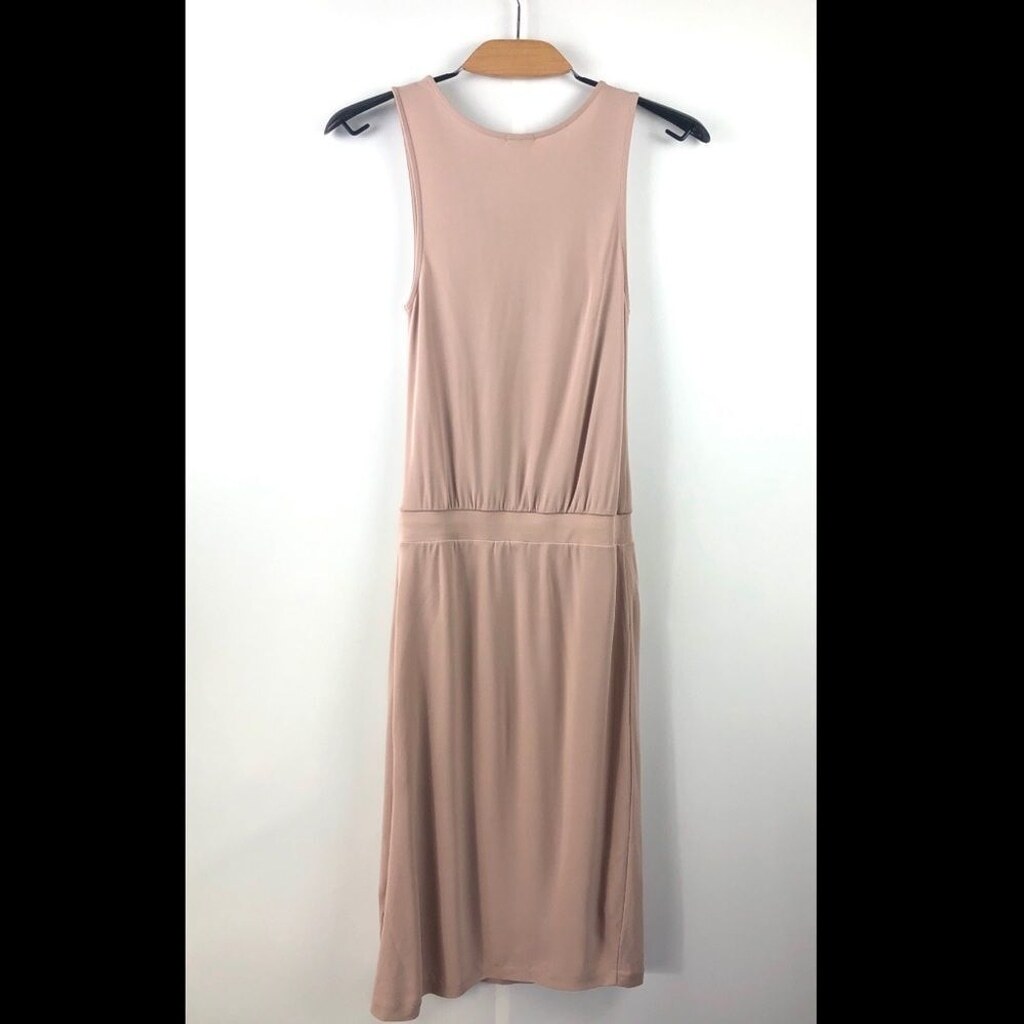 FILIPPA K Dusty Pink Viscose Drape Tank Dress XS
