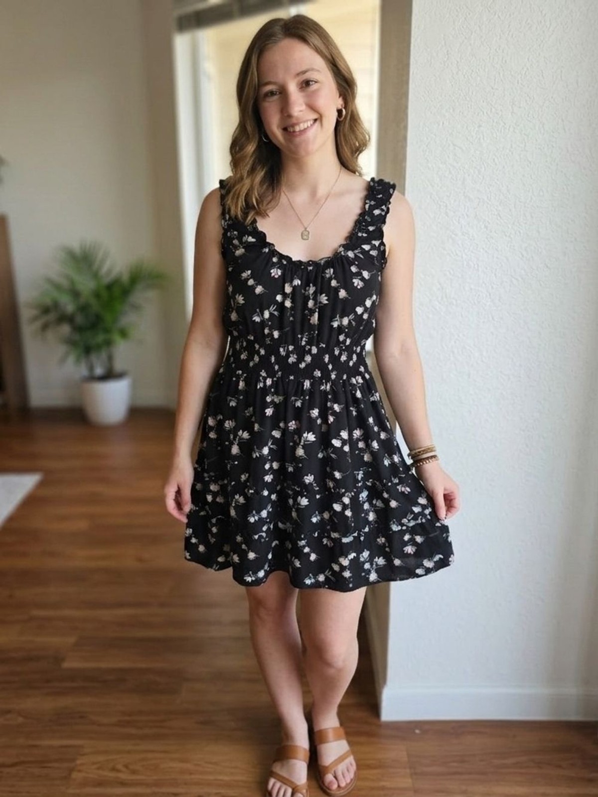 ​No Boundaries Summer Bundle Floral Mini Dress & Romper Set Women’s 2-Pc Lot Lg