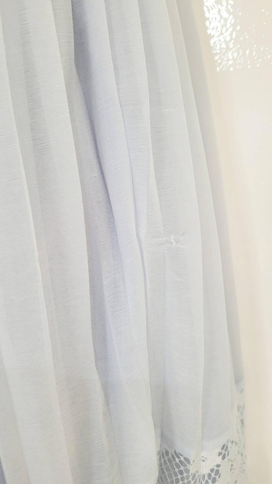 French Connection Size UK 10 light blue pleated lightweight pleated summer hols