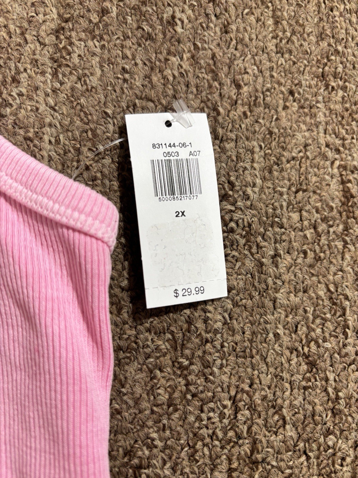 31A NWT Old Navy Womens 2X Sleeveless High-Neck Knit T-Shirt Dress| Anemone Pink