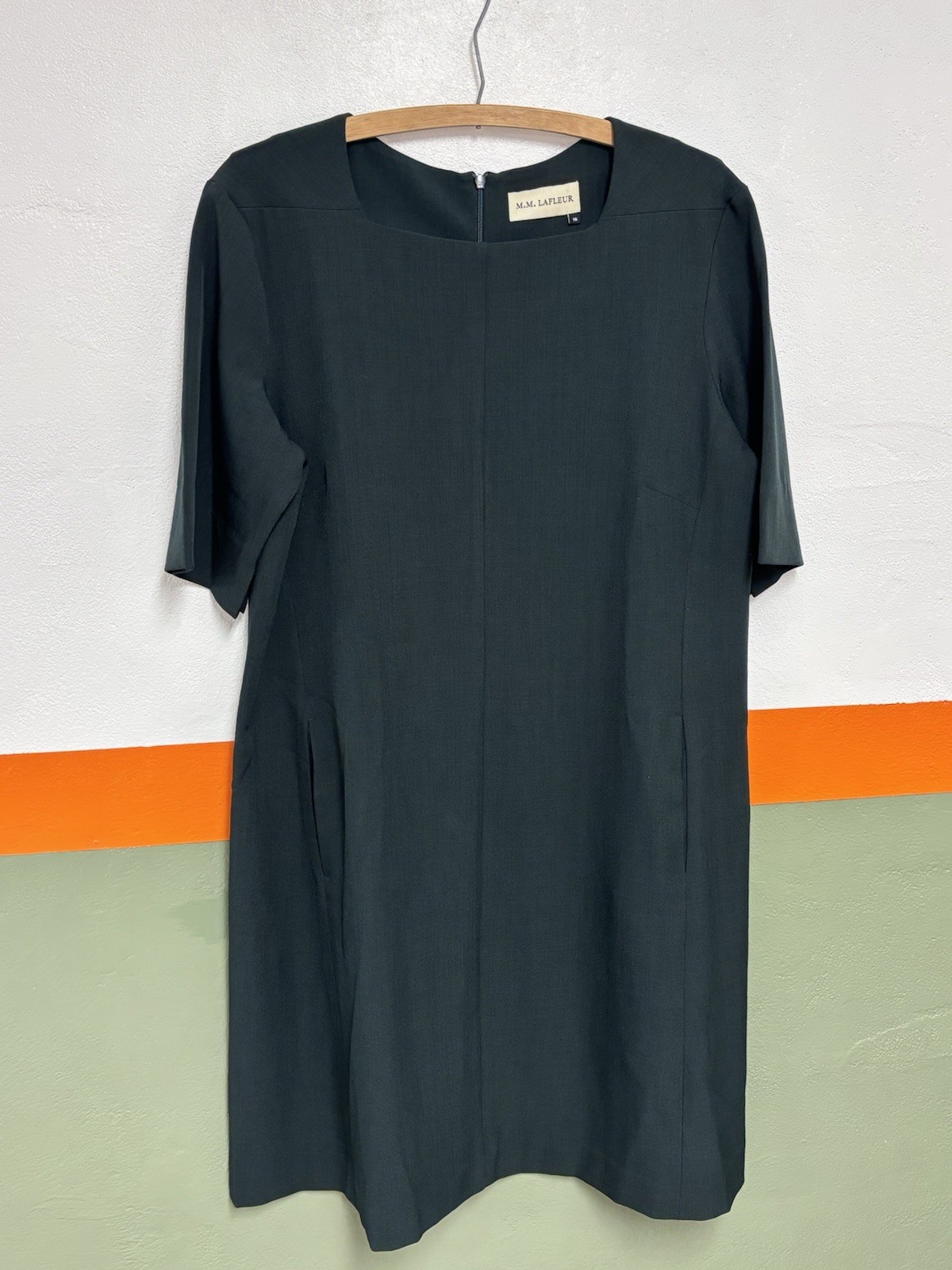 MM Lafleur Deep Green Sheath Dress