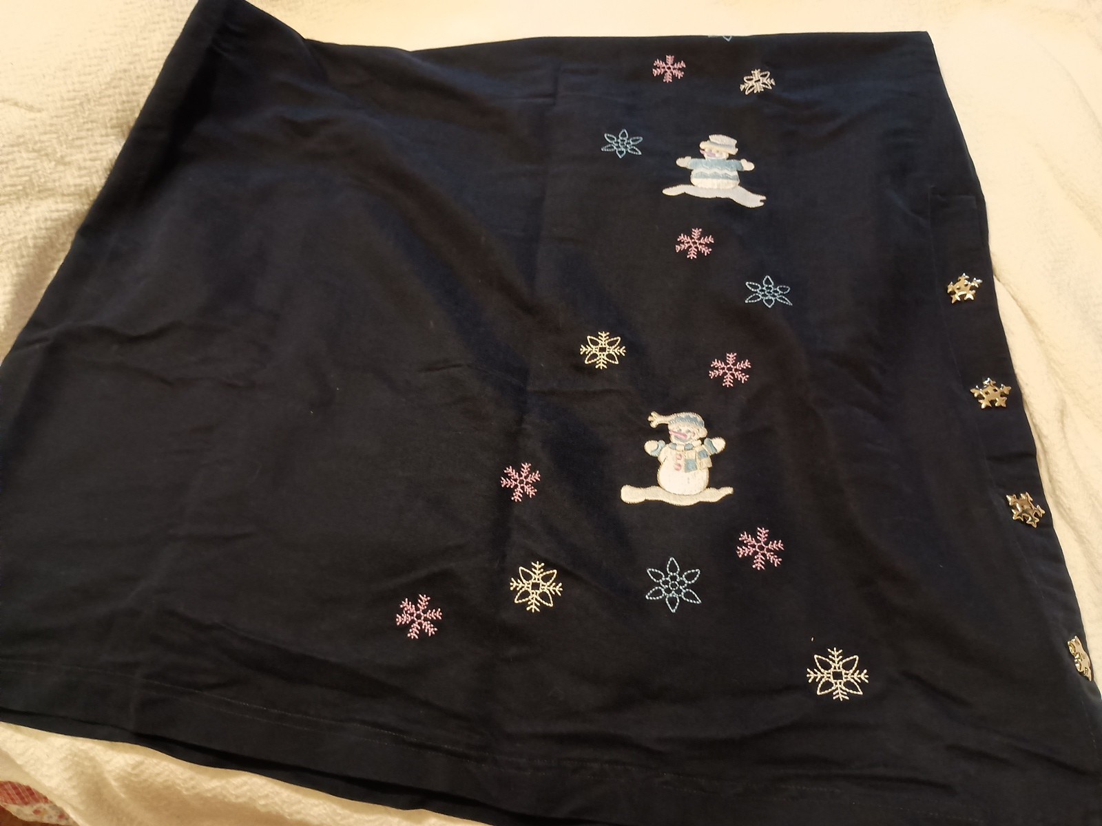 Fashion Classics Size XL Sleeveless Dress/ Jumper Holiday Winter Snowmen