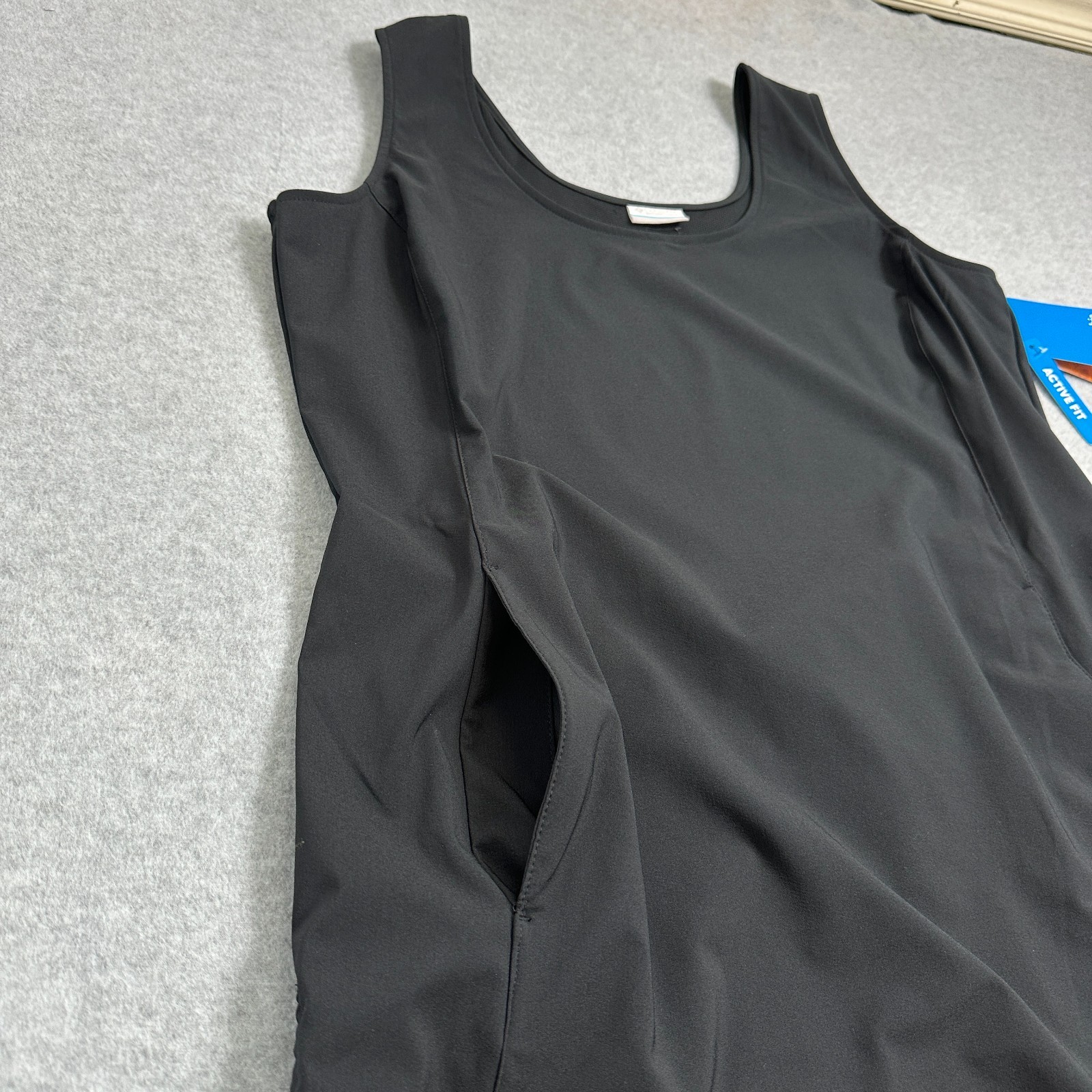 NWT Columbia Women’s Activewear Crew Neck Black All Seasons Tank Dress Size XL